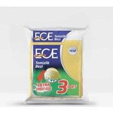 Acord Ece Sarı Temizlik Bezi 3'Lü 1 Paket