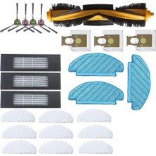 Ecovacs Için Yedek Parça Fırça Toz Torbası Filtre Kiti Deebot Ozmo T8 T8 Aıvı Robot Süpürge Aksesuarları (Yurt Dışından)
