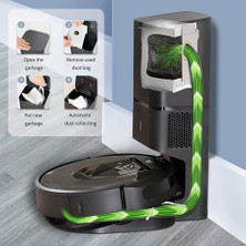 Irobot Roomba Için 8 Paket Toz Torbası I7 E5 E6 S9 I & S Serisi Vakum Torbası Temiz Yedek Parçalar (Yurt Dışından)