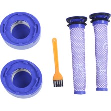 Dyson V8 Ön Filtre Için 2 Paket Değiştirme + Hepa Post Filtre, Uyumlu Dyson V7 V8 Ön Filtre Için Hayvan Mutlak Kablosuz Vakum # DY-96566101 Son Filtre DY-96747801 (Yurt Dışından)