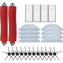 Roborock S7 S70 S75 Için S7MAX T7S Paspas Bezi Yıkanabilir Hepa Filtre Yan Fırça Elektrikli Süpürge Ana Fırça Temizleyici Takım (Yurt Dışından)