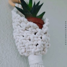 Design Gizemden Makrome Saksılık