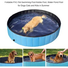 Kkmoon Katlanabilir Pvc Köpek Kedi Pet Yüzme Havuzu Pet Köpek (Yurt Dışından)