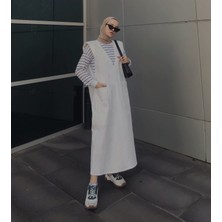 OOTD Kadın Vatkalı Elbise Jile