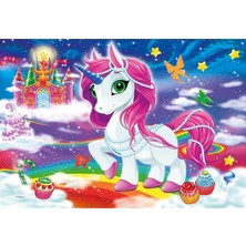 KS Games Jp 31007  Ks, Pony Unicorn Jumbo Puzzle 12 Parça