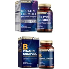 Nutraxin Keratin Formula 60 Tablet + B Vitamin Complex 60 Tablet