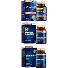 Nutraxin  Takviyesi 1050MG 30 Tablet+Magnezyum Takviyesi 250MG 60 Tablet+B Vitamini 60 Tablet