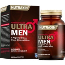 Nutraxin Ultra Men Green Power - Erkeklere Özel Gıda Takviyesi 60 Tablet