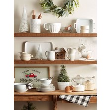 Karadeniz Dizayn Doğal Ahşap Raf 2'li Takım - 80 x 20 cm