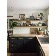 Karadeniz Dizayn Doğal Ahşap Raf 2'li Takım - 140 x 20 cm