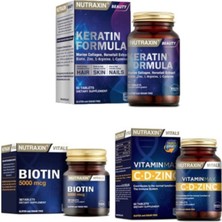 Nutraxin Saç ve Tırnaklar Için Keratin + Biotin + Vitamin Max