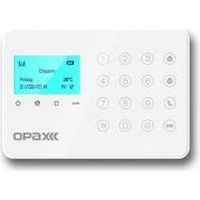 Opax ARD-575 Gprs/Wifi Kablolu/Kablosuz Alarm Paneli ve Bgr-09 Kablosuz Harici Siren