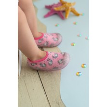 First Step Simli Unicorn Kız Çocuk Kaydırmaz Tabanlı Deniz Ayakkabısı