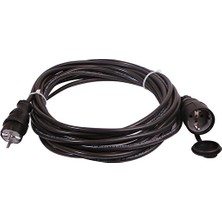 West 35 Metre Tekli Kauçuk Siyah Uzatma Kablosu - Seyyar Ara Kablo