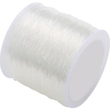 Tahan 3x 1 Rulo 100 Metre 0.6mm Temizle Güçlü Elastik Sıkı Iplik Boncuk (Yurt Dışından)