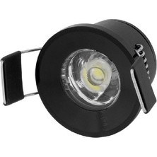 Cata CT-5270 1,5W Power LED Yıldız Spot 3200K Günışığı Işık Siyah Kasa