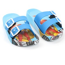 Gezer Yazlık Kaydırmaz Taban Iki Toka Erkek Çocuk Terlik