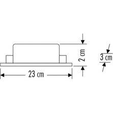 Cata CT-2590 3 Amper Şerit LED Trafosu 36W Dış Mekan