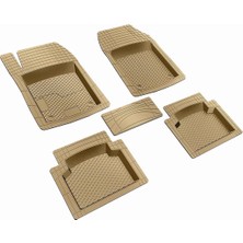 Teamcar Seat Cordoba Ekstra Havuzlu Kauçuk Paspas Bej Universal