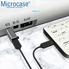 Microcase Type-C To USB B Çevirici Piano Yazıcı Adaptör - AL2848 Gri