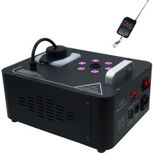 Quenlite VOLCANO-2000 Dmx Sis Makinası 2000 Watt LED Işıklı ve Uzaktan Kumandalı