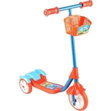 Erzi Turuncu Sepetli Frenli 3 Tekerlekli Scooter