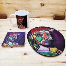 Harikapoli Pablo Picasso Set 1 - Kupa-Mousepad-Traverten Bardak Altlığı 1