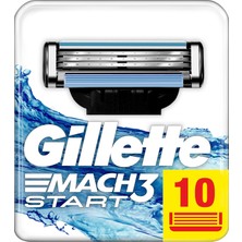 Gillette Mach3 Start Yedek Tıraş Bıçağı 10 Adet