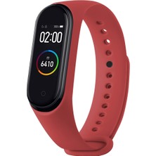 Hoffice Xiaomi Mi Band 3 ve Mi Band 4 Uyumlu Yüksek Kalite Silikon Kordon