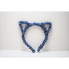 Hd Marketim 1 Adet Mavi Tavşan Kulak Taç Kız Çocuk Toka Saç Takı
