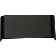 Ack 6W Avva Siyah Gövde LED Duvar Armatürü