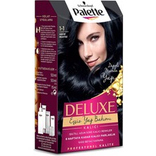 Palette Deluxe Saç Boyası 1-1 Gece Mavisi