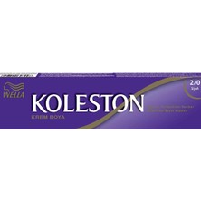 Wella Koleston Koleston Tüp Saç Boyası Siyah 2/0