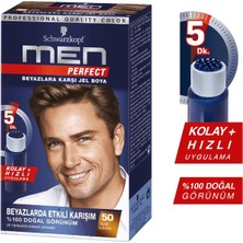 Schwarzkopf Men Perfect Saç Boyası No: 50 Açık Kahve