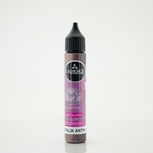 Cadence Renkli Inciler Boyutlu Boya 588 Metalik Antik Kırmızı 25M