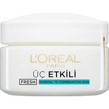 L'Oréal Paris Loreal Paris L'oréal Paris 3 Etkili Ferahlık Günlük Bakım Kremi Normal ve Karma Ciltler 50ML, 50 ml