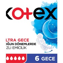 Kotex Ultra Ped Gece 6'Lı