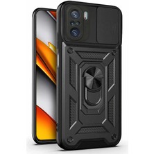 Microsonic Xiaomi Poco F3 Kılıf Impact Resistant Siyah