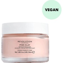 Revolution Skincare Pembe Kil Yüz Maskesi Detox 50 ml