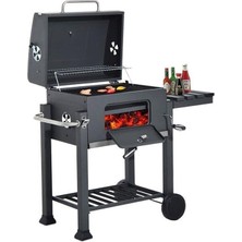Reyo Memphis Bado Kömürlü Mangal Fırınlı Büyük Barbekü