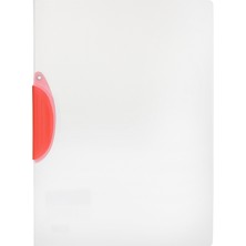Kraf Sıkıştırmalı Dosya Quıck Clıp Kırmızı 1060 5 Adet