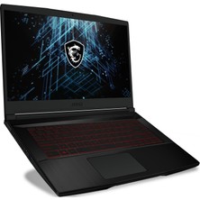 Msi GF63 Thin 11UC 617XTR Intel Core i5 11400H 8 GB 512 GB SSD RTX3050 Freedos 15.6" FHD Taşınabilir Bilgisayar