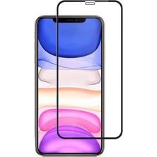 CepStok Apple iPhone 11 Ekran Koruyucu Kavisli 5d Tam Kaplayan 9h Temperli Kırılmaz Cam