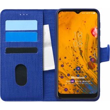 Microsonic Reeder P13 Blue Max Pro Lite 2022 Kılıf Fabric Book Wallet Lacivert