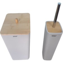 Arow Dimas  Akrilik 5 Parça Banyo Seti-Beyaz TR-3527