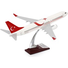 Zekupp Boeing 737-800 Türkiye Özel Tasarımlı 1/100 Maket Uçak, Model B