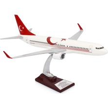 Zekupp Boeing 737-800 Türkiye Özel Tasarımlı 1/100 Maket Uçak, Model B