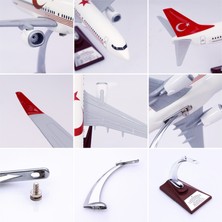 Zekupp Boeing 737-800 Türkiye Özel Tasarımlı 1/100 Maket Uçak, Model B