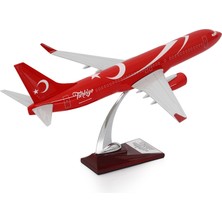 Zekupp Boeing 737-800 Türkiye Özel Tasarımlı 1/100 Maket Uçak, Model C