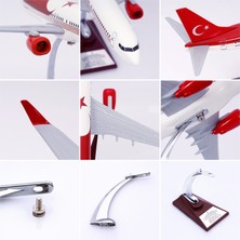 Zekupp Boeing 737-800 Türkiye Özel Tasarımlı 1/100 Maket Uçak, Model G